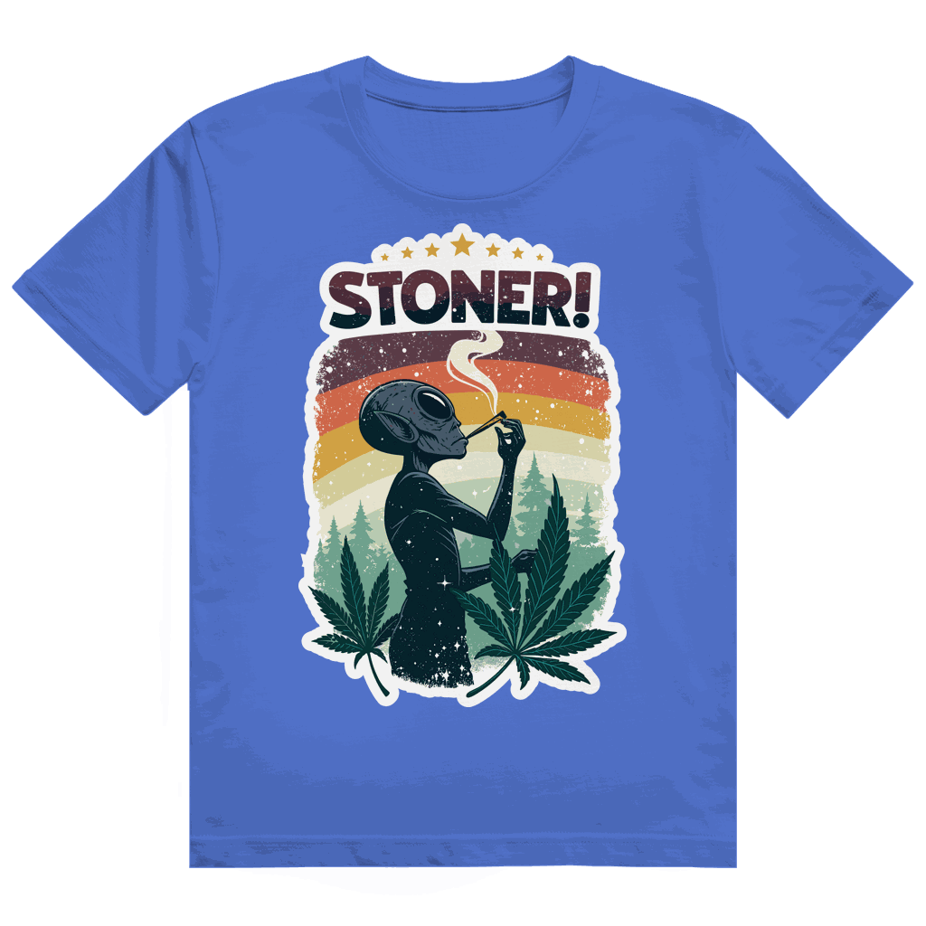 Heavy Cotton T-Shirt - Alien Stoner | Division420®