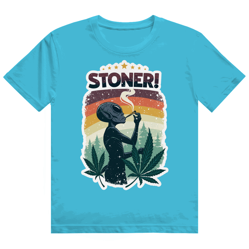 Heavy Cotton T-Shirt - Alien Stoner | Division420®