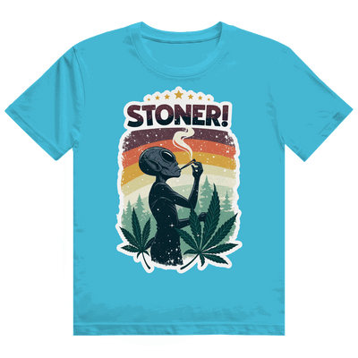 Heavy Cotton T-Shirt - Alien Stoner | Division420®