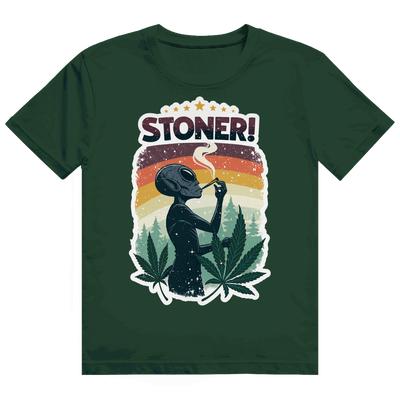 Heavy Cotton T-Shirt - Alien Stoner | Division420®