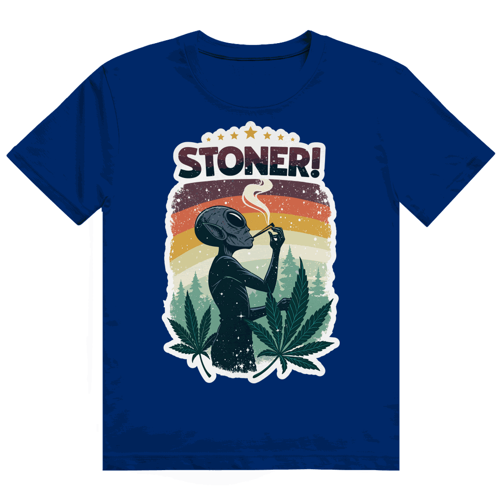 Heavy Cotton T-Shirt - Alien Stoner | Division420®