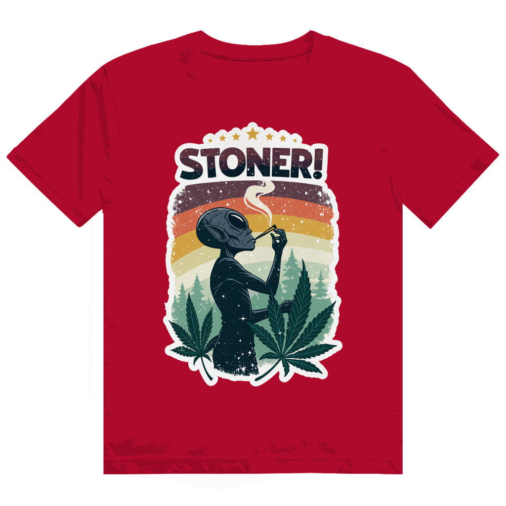 Heavy Cotton T-Shirt - Alien Stoner | Division420®