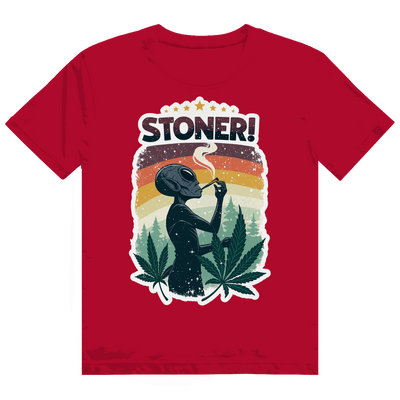 Heavy Cotton T-Shirt - Alien Stoner | Division420®