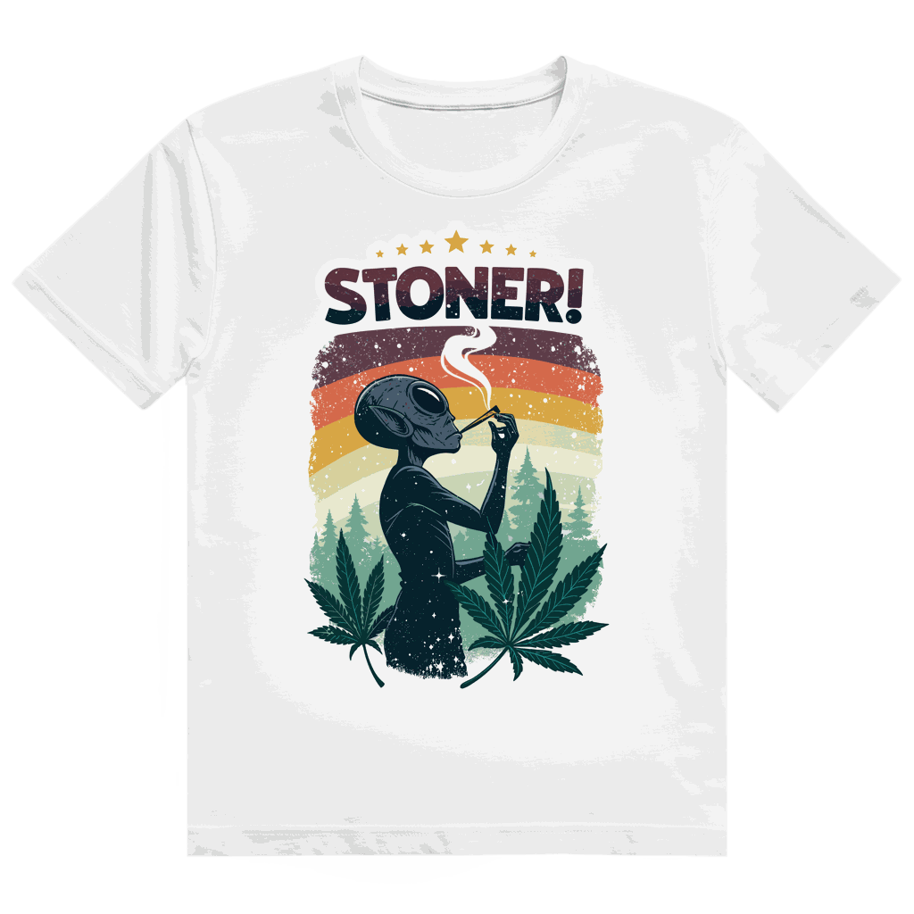 Heavy Cotton T-Shirt - Alien Stoner | Division420®