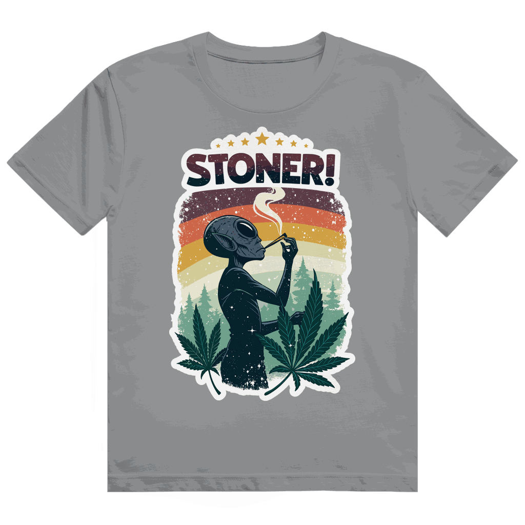 Heavy Cotton T-Shirt - Alien Stoner | Division420®