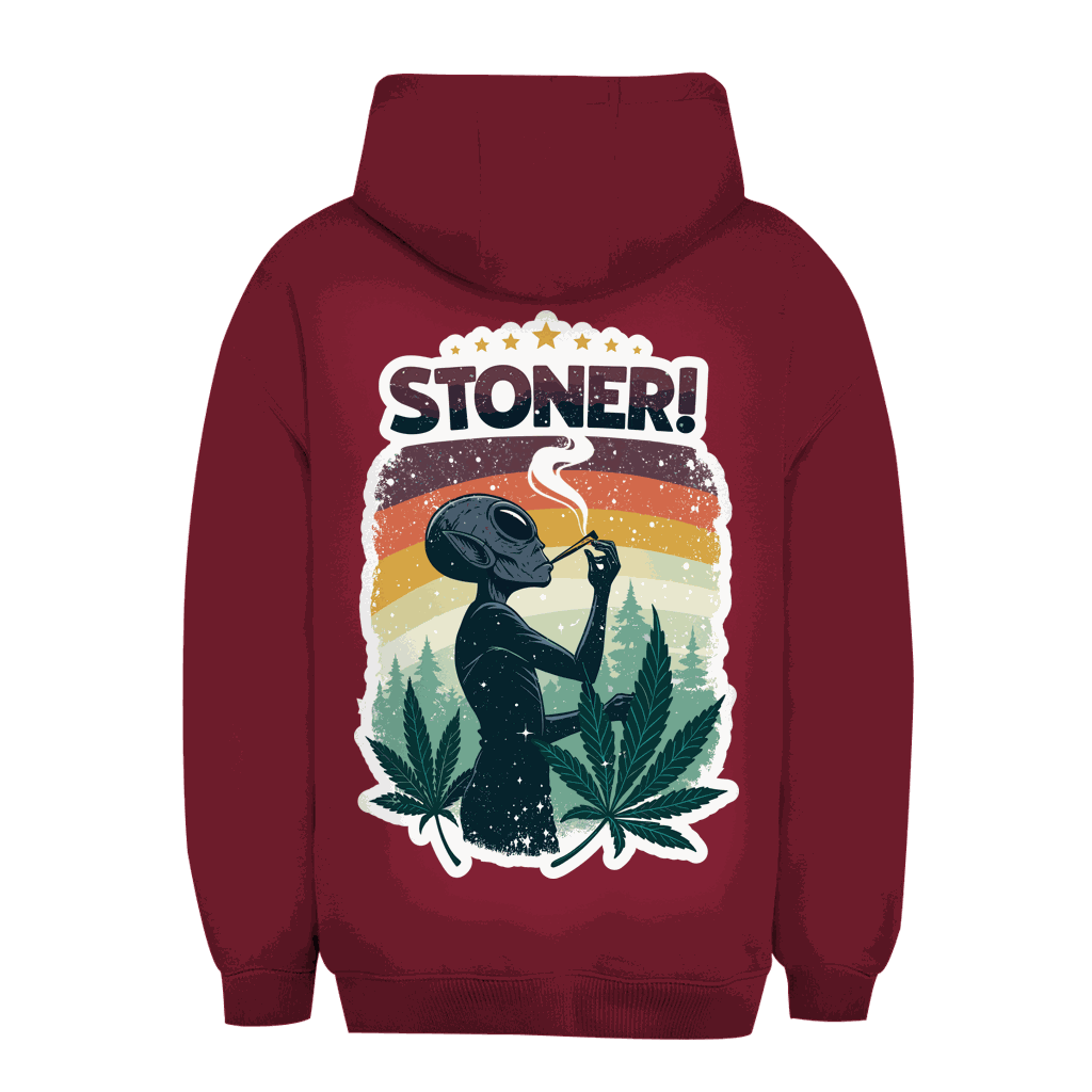 Unisex Oversize Hoodie - Alien Stoner | Division420®