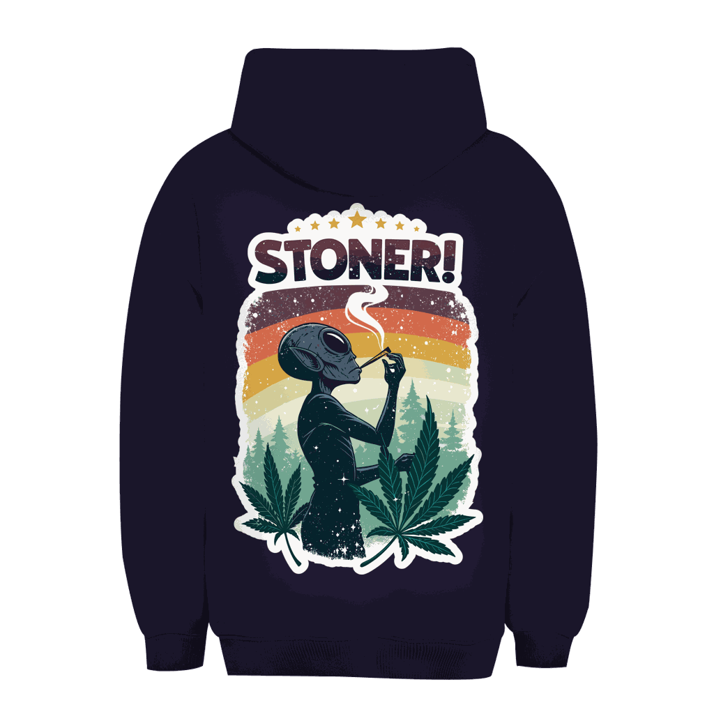 Unisex Oversize Hoodie - Alien Stoner | Division420®