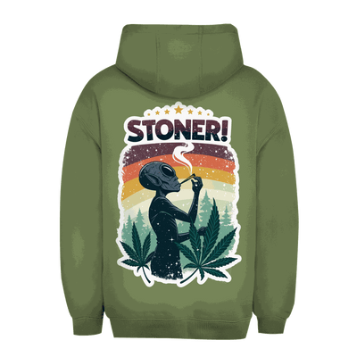 Unisex Oversize Hoodie - Alien Stoner | Division420®