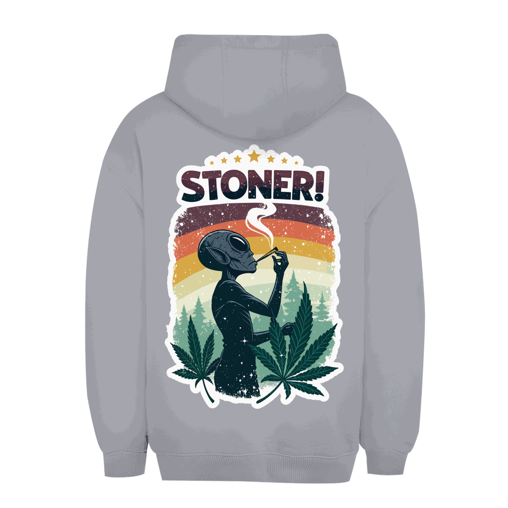 Unisex Oversize Hoodie - Alien Stoner | Division420®