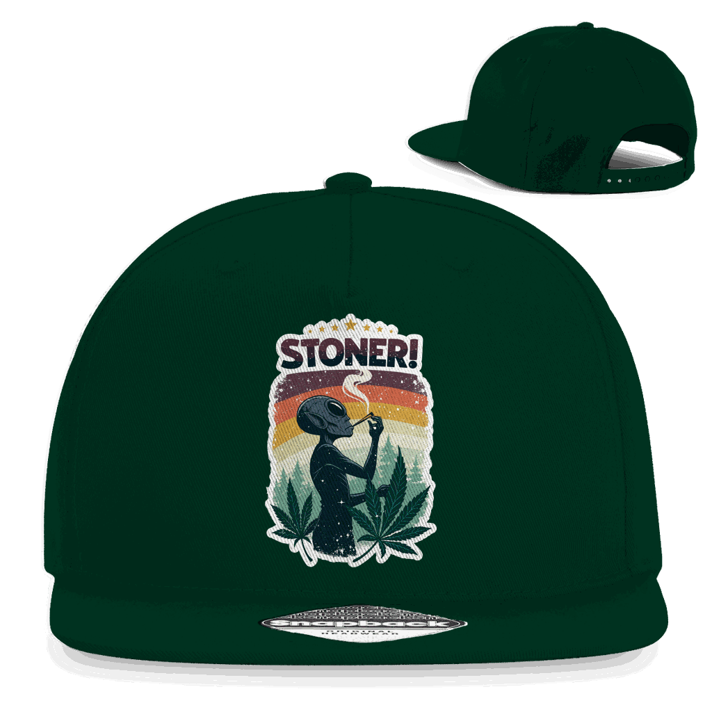 Snapback Rapper Cap - Alien Stoner | Division420®