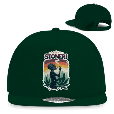 Snapback Rapper Cap - Alien Stoner | Division420®