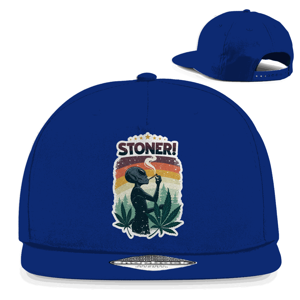 Snapback Rapper Cap - Alien Stoner | Division420®