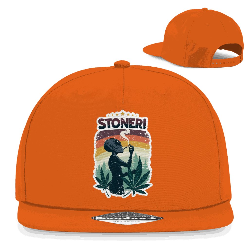 Snapback Rapper Cap - Alien Stoner | Division420®