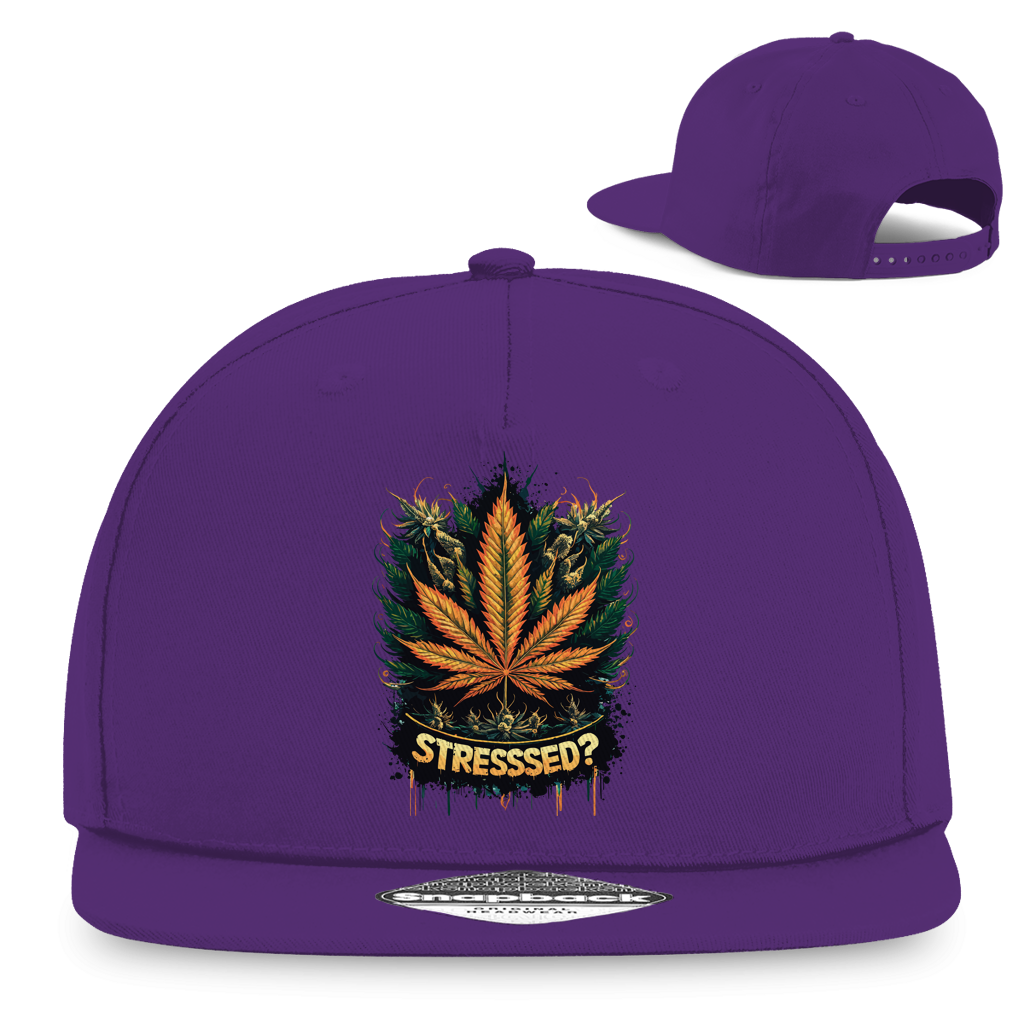 Snapback Rapper Cap - Stresssed? | Division420®