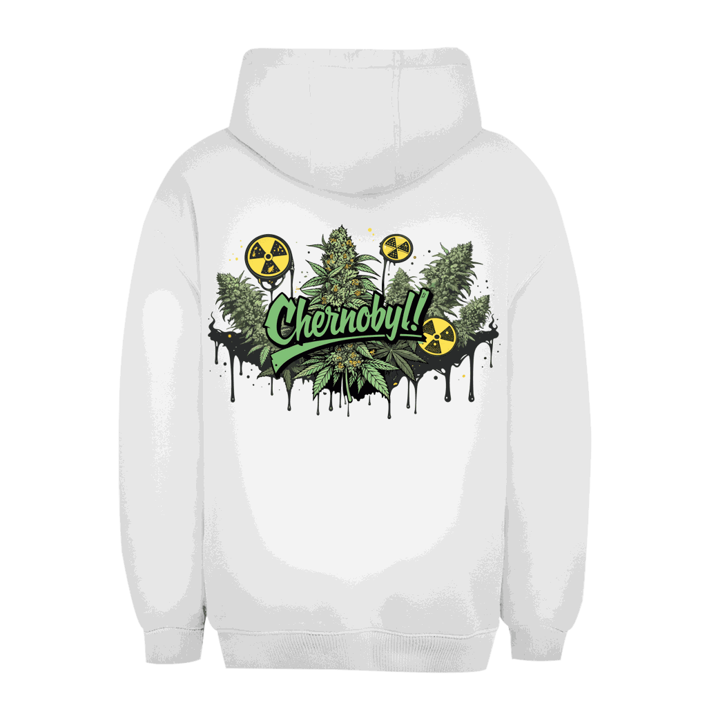 Size chart for Unisex Oversize Hoodie by Division420