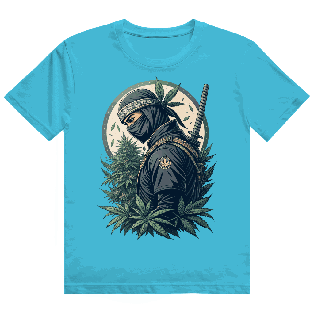 Division420 Heavy Cotton T-Shirt Weed Ninja Streetstyle Baumwolle unisex nachhaltig