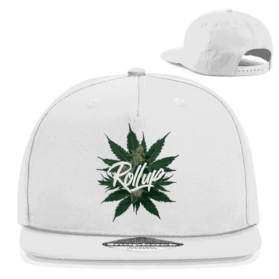 Division420 Snapback Cap mit flachem Schirm und Retro-Snapbackverschluss in schwarz