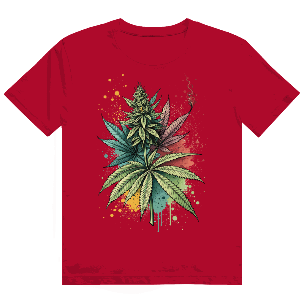 Heavy Cotton T-Shirt - Strain Art Print | Division420®