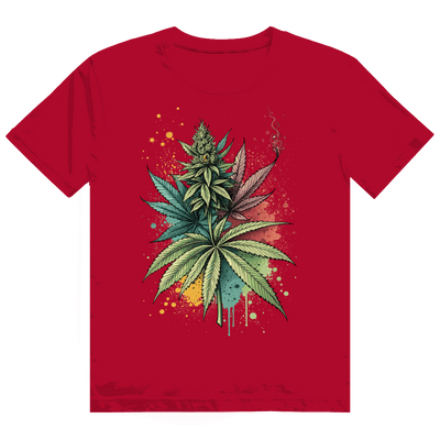 Heavy Cotton T-Shirt - Strain Art Print | Division420®