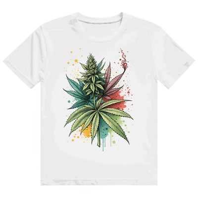 Heavy Cotton T-Shirt - Strain Art Print | Division420®
