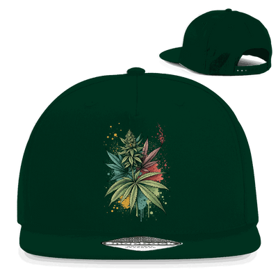 Snapback Rapper Cap - Strain Art Print | Division420®