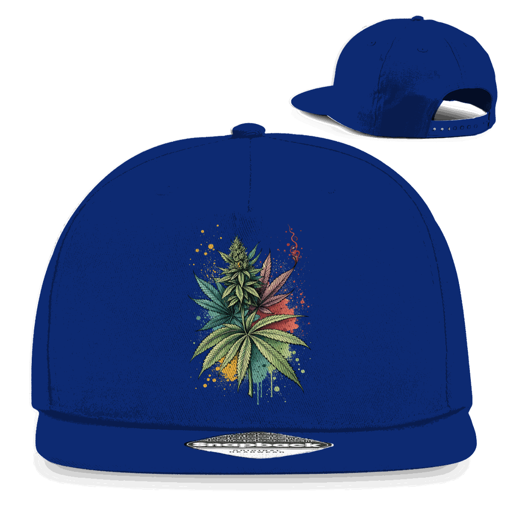 Snapback Rapper Cap - Strain Art Print | Division420®