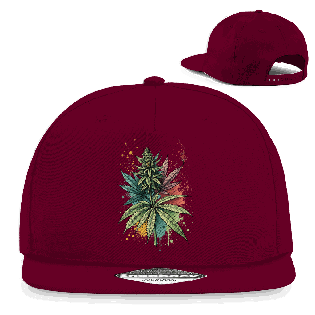 Snapback Rapper Cap - Strain Art Print | Division420®