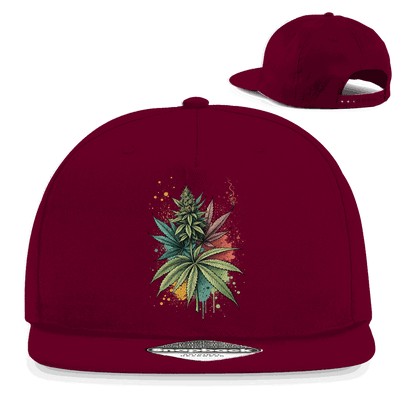 Snapback Rapper Cap - Strain Art Print | Division420®