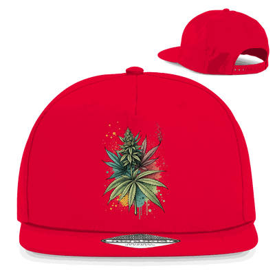 Snapback Rapper Cap - Strain Art Print | Division420®