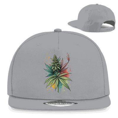 Snapback Rapper Cap - Strain Art Print | Division420®