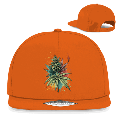 Snapback Rapper Cap - Strain Art Print | Division420®