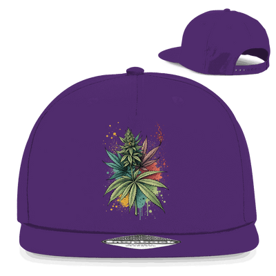 Snapback Rapper Cap - Strain Art Print | Division420®