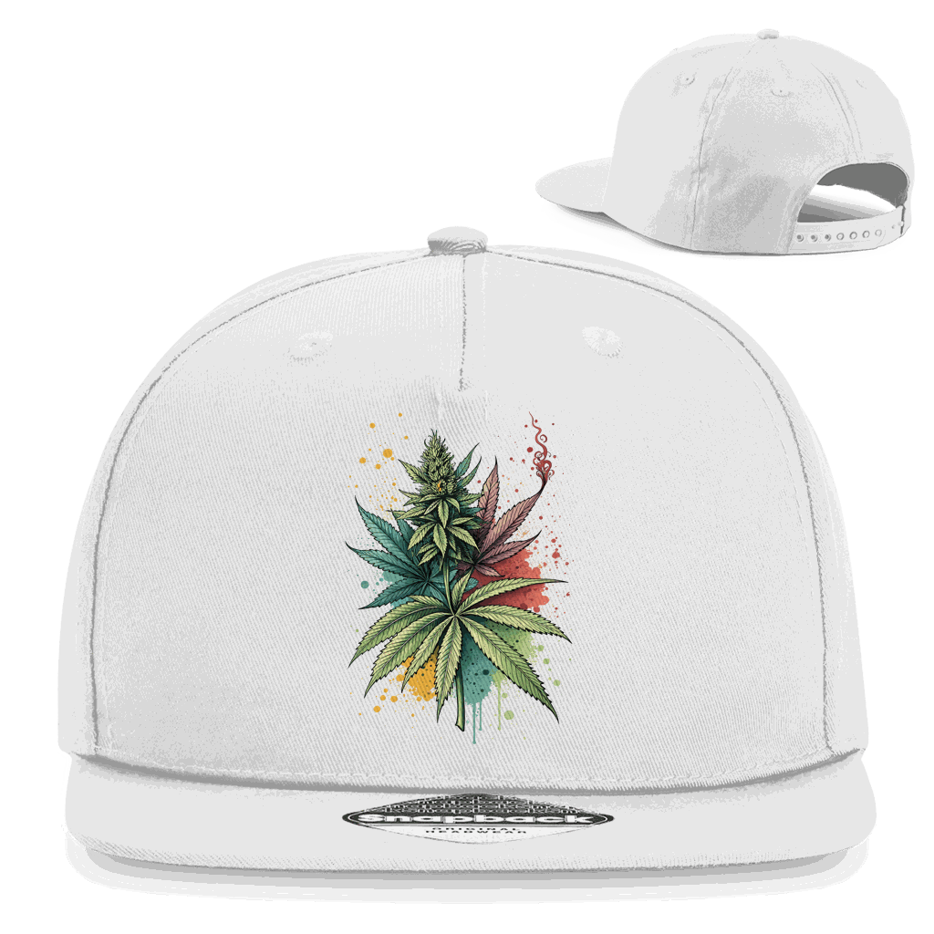 Snapback Rapper Cap - Strain Art Print | Division420®