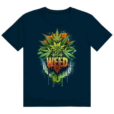 Heavy Cotton T-Shirt - Weed Print Art | Division420®