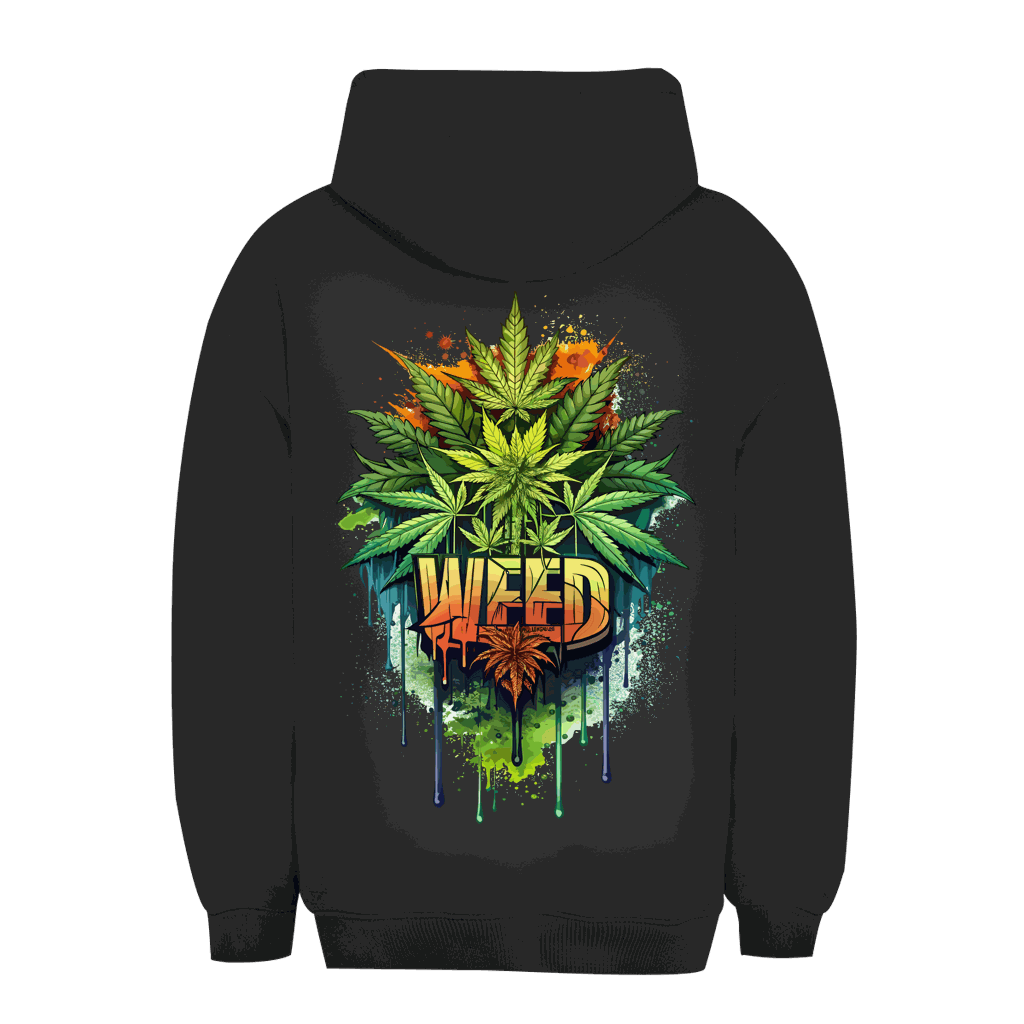 Unisex Oversize Hoodie - Weed Print Art | Division420®