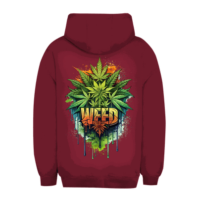 Unisex Oversize Hoodie - Weed Print Art | Division420®