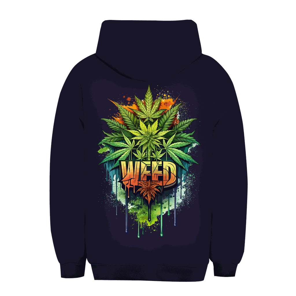 Unisex Oversize Hoodie - Weed Print Art | Division420®