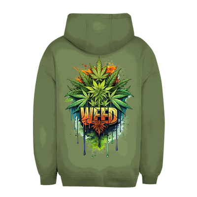 Unisex Oversize Hoodie - Weed Print Art | Division420®