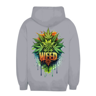 Division420 unisex oversize hoodie with weed print, urban style and comfortable fit