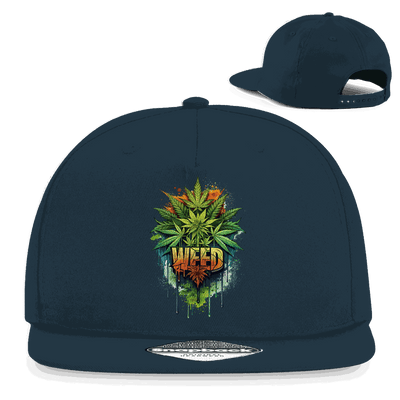 Snapback Rapper Cap - Weed Print Art | Division420®