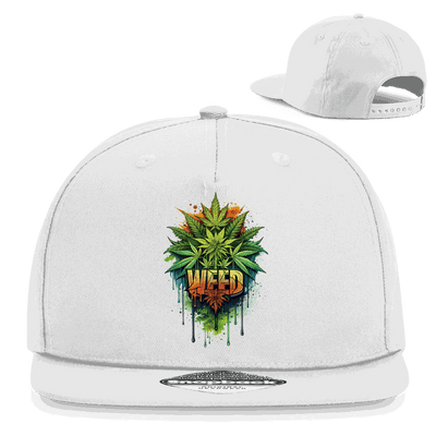 Snapback Rapper Cap - Weed Print Art | Division420®