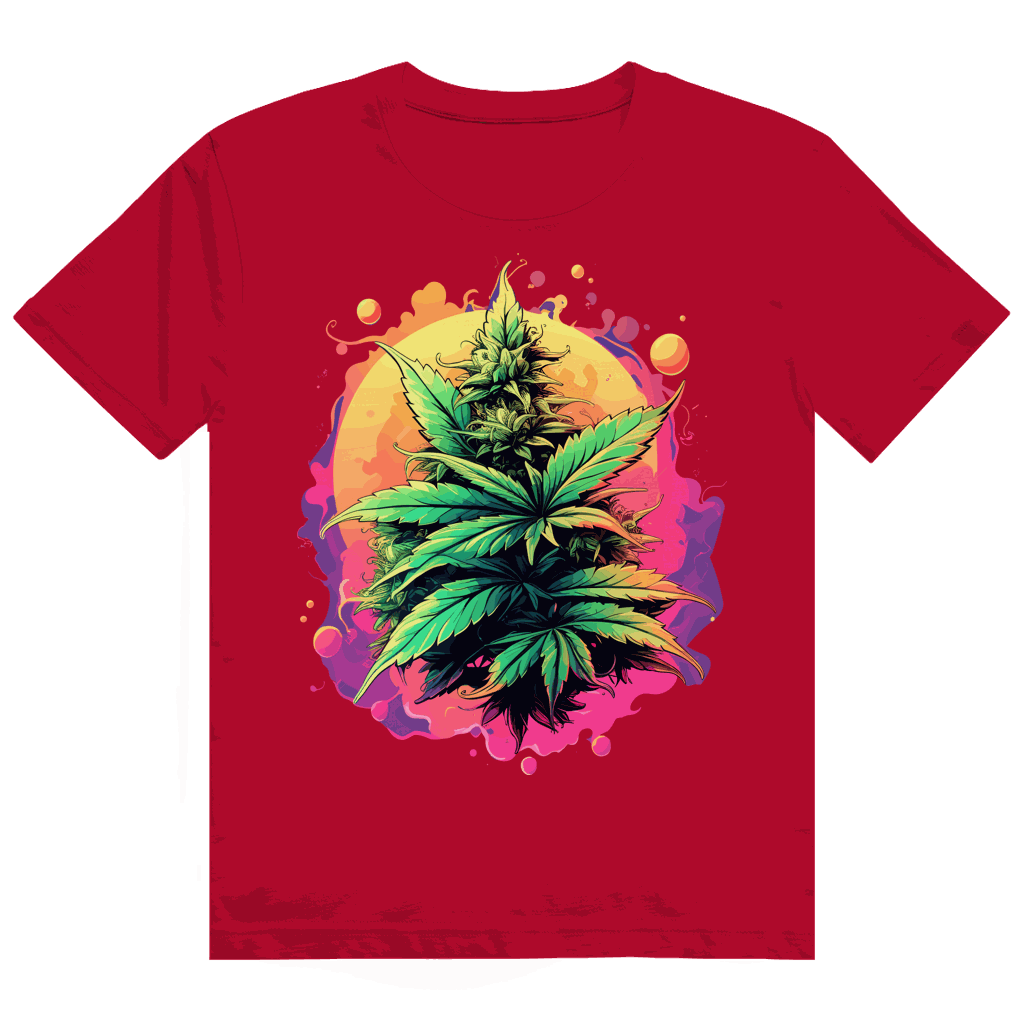 Heavy Cotton T-Shirt - Strain Print Art | Division420®