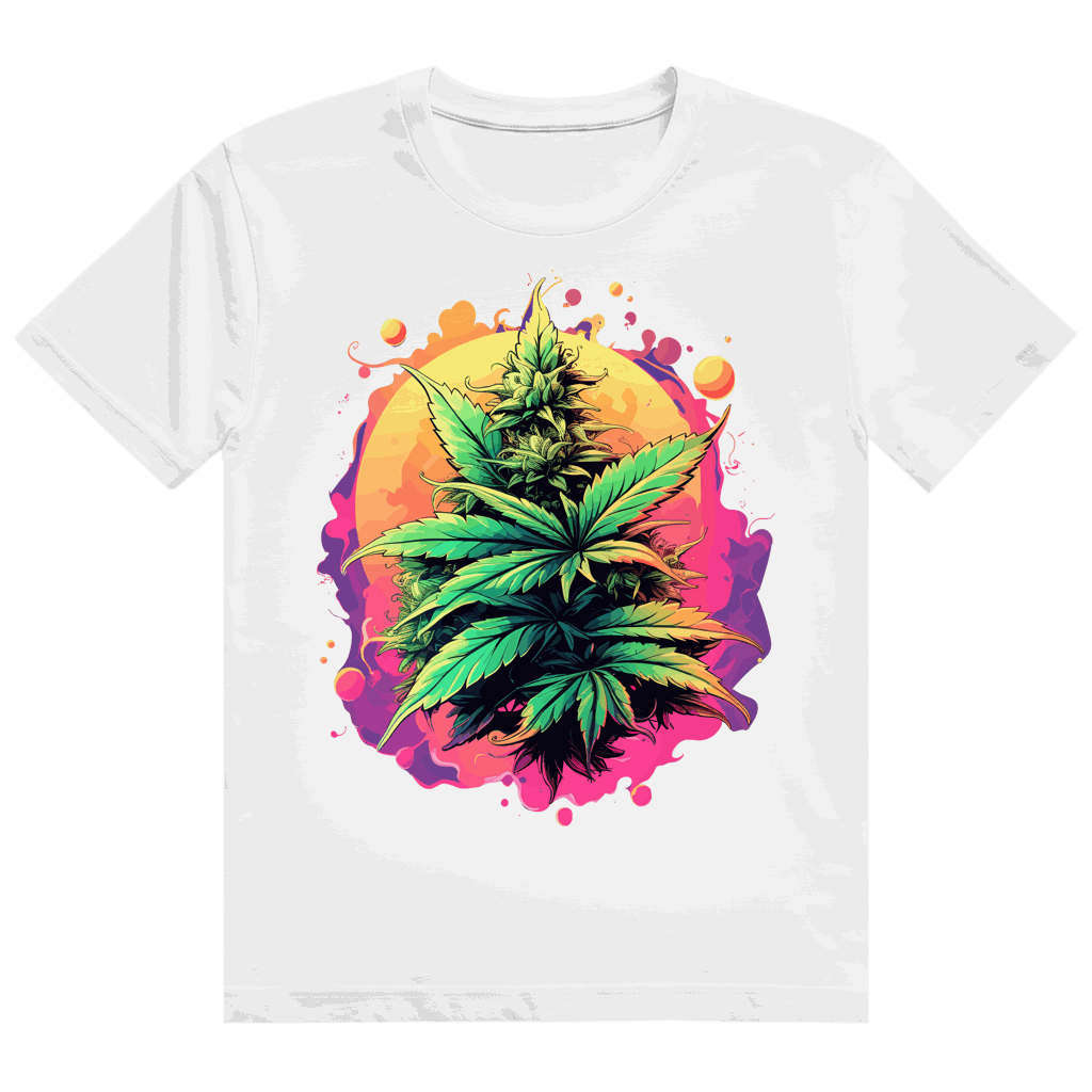 Heavy Cotton T-Shirt - Strain Print Art | Division420®