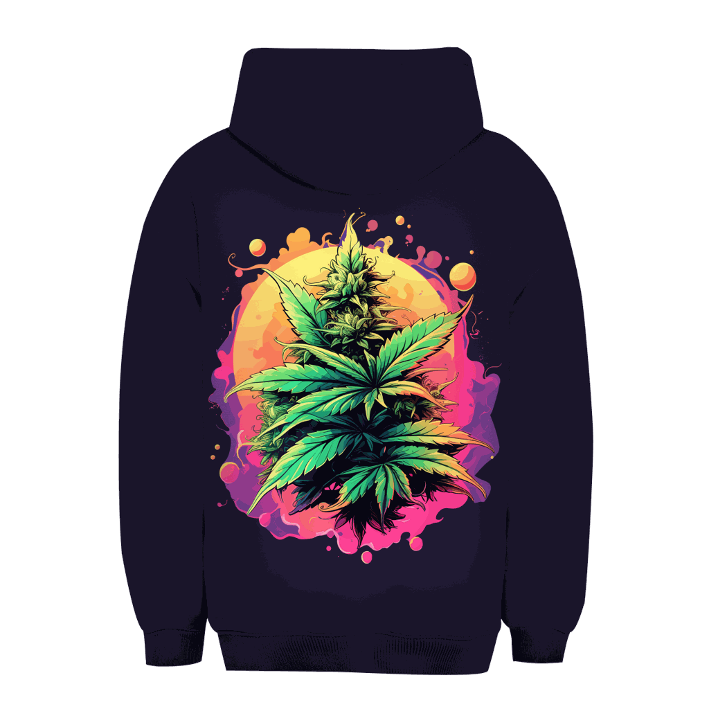 Unisex Oversize Hoodie mit Strain Print Art von Division420 in urbanem Stil