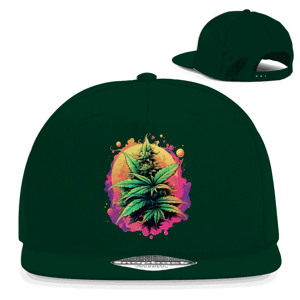 Snapback Rapper Cap - Strain Print Art | Division420®