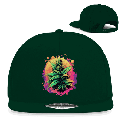 Snapback Rapper Cap - Strain Print Art | Division420®
