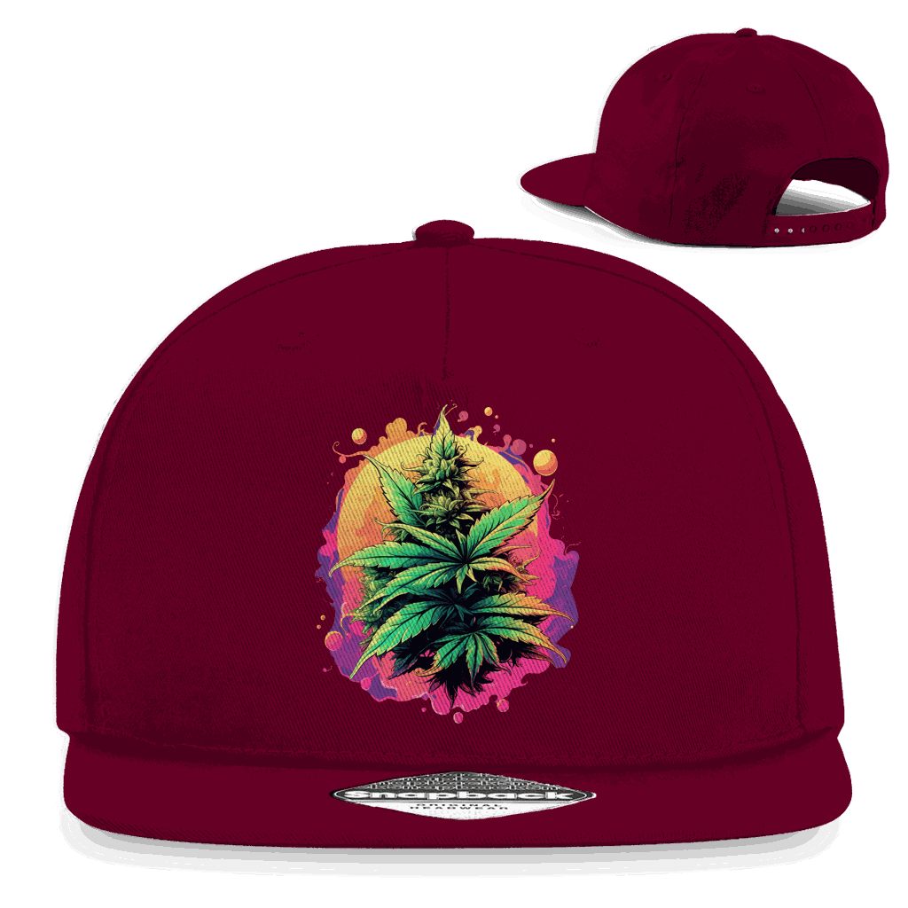 Snapback Rapper Cap - Strain Print Art | Division420®