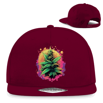 Snapback Rapper Cap - Strain Print Art | Division420®