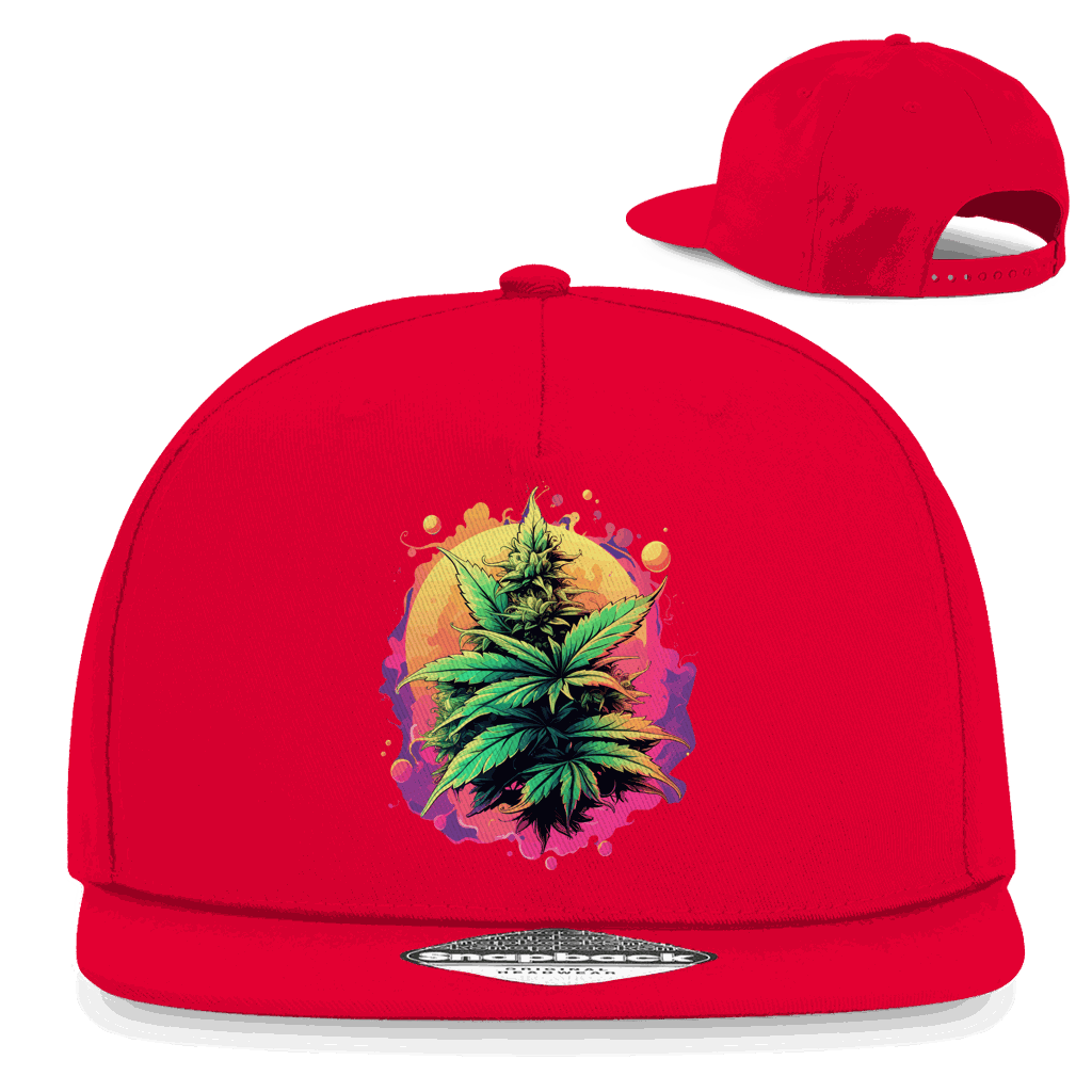 Snapback Rapper Cap - Strain Print Art | Division420®