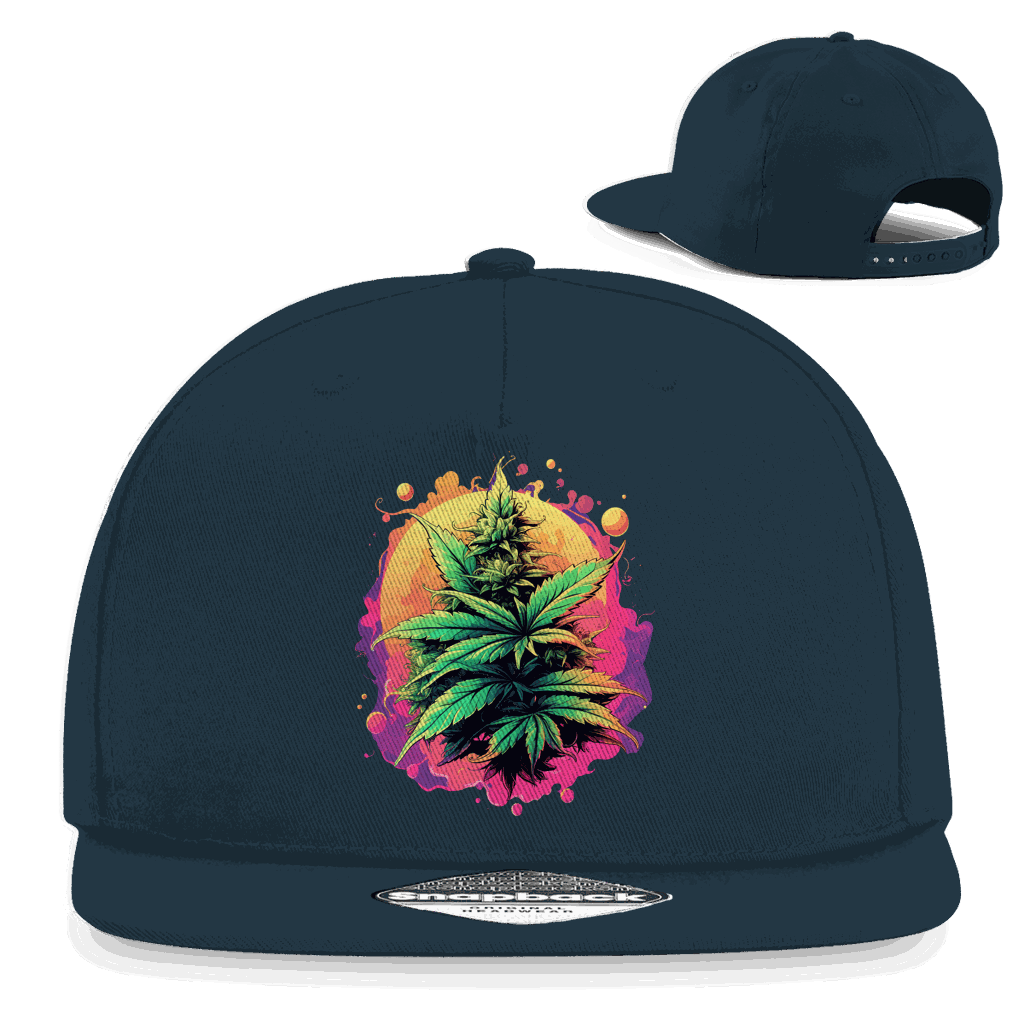 Snapback Rapper Cap - Strain Print Art | Division420®